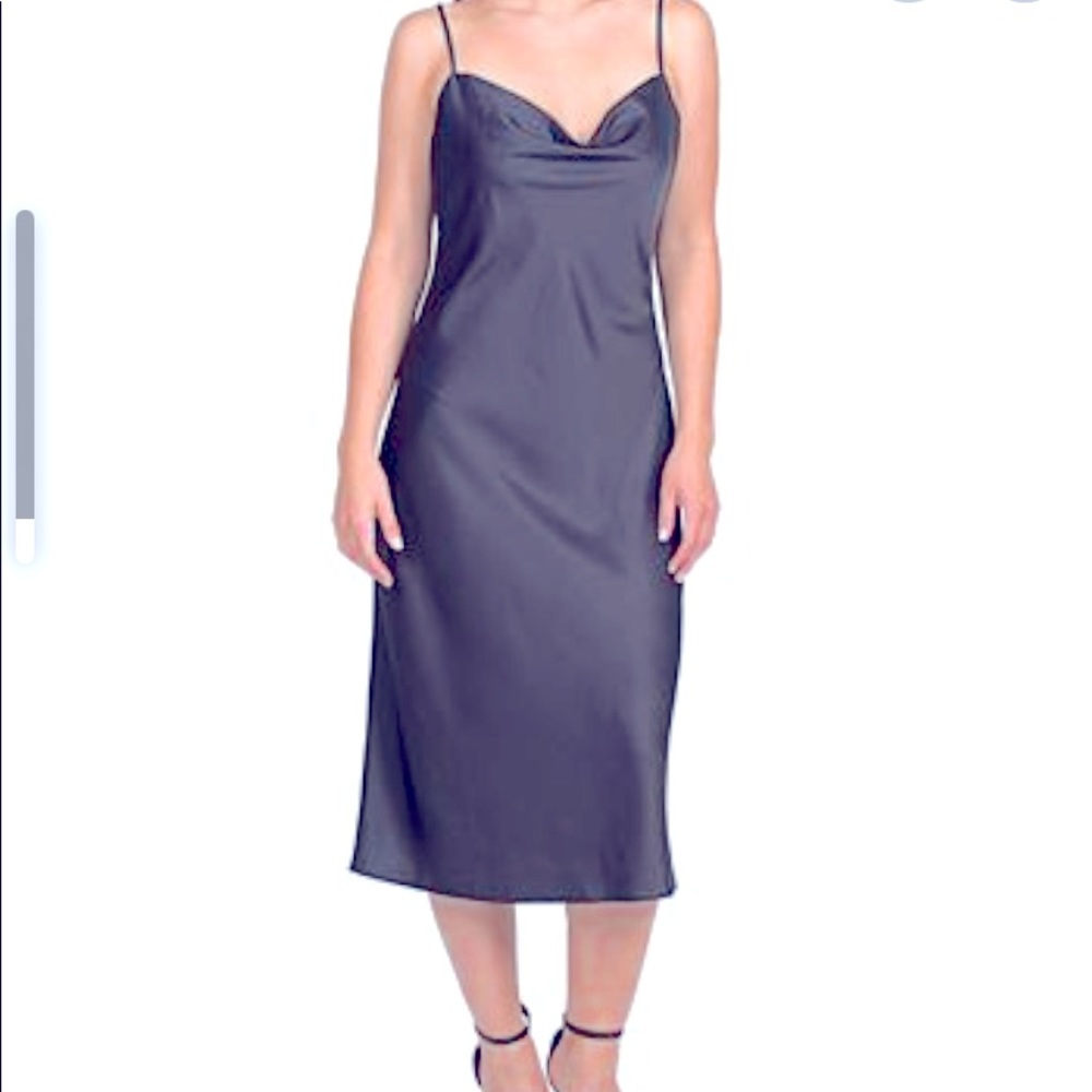 Black Satin Dress